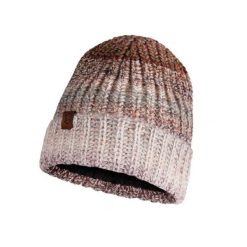 Czapka zimowa Buff Knitted & Fleece Band Hat. Brązowe czapki damskie Buff, na zimę, bez wzorów, z dzianiny. Za 153.25 zł.