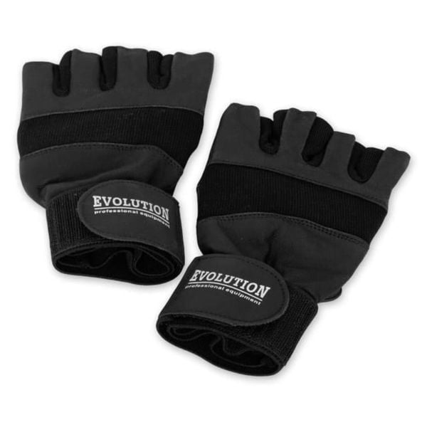 Rękawice fitness Evolution Professional Equipment ze skóry naturalnej Standard. Czarne rękawiczki damskie EVOLUTION PROFESSIONAL EQUIPMENT, bez wzorów, ze skóry. Za 32.00 zł.