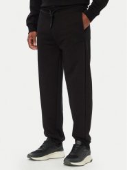 BOSS Spodnie dresowe JT_Long 50564096 Czarny Relaxed Fit. Czarne spodnie sportowe męskie Boss, m, bez wzorów, z bawełny. Za 599.99 zł.