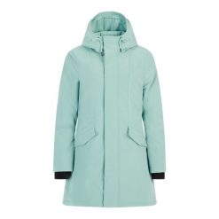 Damska kurtka wodoodporna Protest Laniakea. Niebieskie kurtki sportowe damskie Protest, bez wzorów, bez ramiączek, bez kaptura, trekkingowe. W wyprzedaży za 645.50 zł.