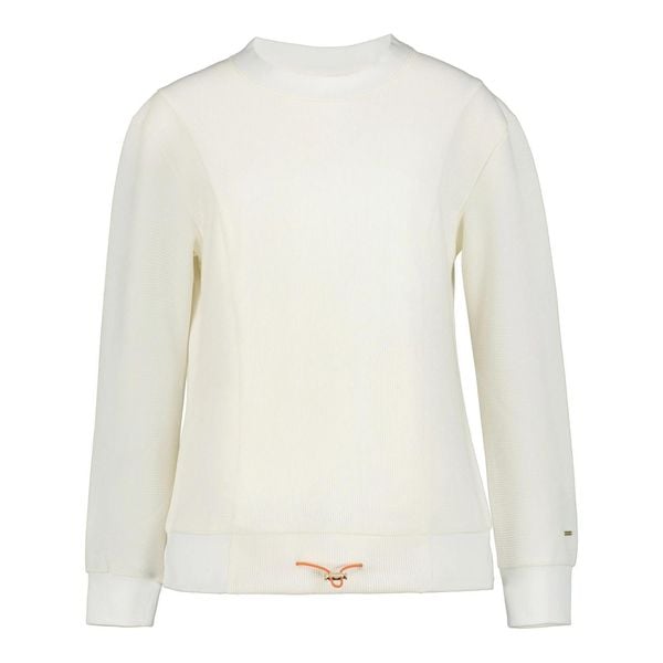 Sweter Damski Luhta Hanski. Białe bluzy damskie Luhta, l, bez wzorów, sportowe, bez kołnierzyka, bez ramiączek. Za 319.00 zł.