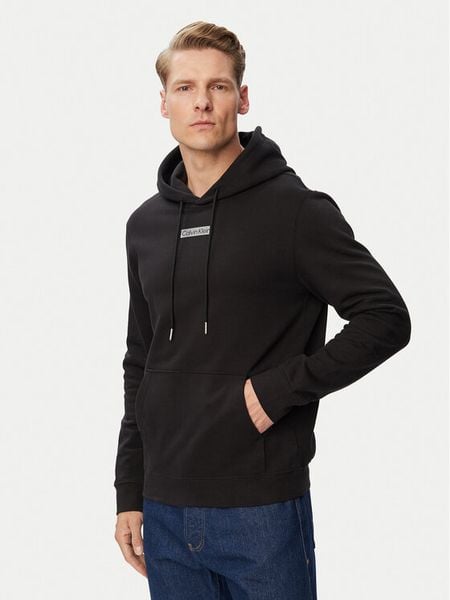 Calvin Klein Bluza LV04RG276G Czarny Regular Fit. Czarne bluzy męskie Calvin Klein, m, bez wzorów, z bawełny, bez ramiączek, bez kaptura. Za 360.99 zł.