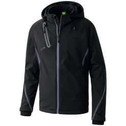 Kurtka Erima softshell fonction. Szare kurtki męskie Erima, xl, bez wzorów, z softshellu, bez kaptura, do piłki ręcznej. W wyprzedaży za 445.50 zł.