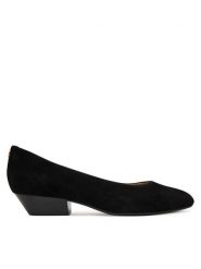 LAUREN RALPH LAUREN Czółenka Weslee 802P15819001 Czarny. Czarne czółenka damskie Lauren Ralph Lauren, bez wzorów, ze skóry, bez obcasa, bez zapięcia. Za 729.99 zł.