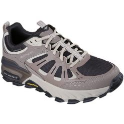 Buty sportowe męskie Skechers Max Protect Sherwood Ridge. Szare buty sportowe męskie Skechers, bez wzorów, bez obcasa, bez zapięcia. Za 490.00 zł.