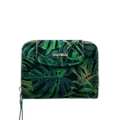 Damski portfel skórzany z suwakiem BajuBaj zielony PD1255s161. Zielone portfele damskie ze skóry. Za 180.50 zł.