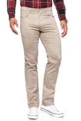 WRANGLER SPODNIE MĘSKIE ARIZONA DESERT TAUPE W12ORW227 112126446. Spodnie materiałowe męskie Wrangler, bez wzorów, z materiału. Za 199.99 zł.
