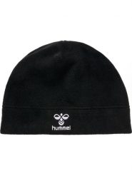 Czapka polarowa Hummel fleece Beanie uniwersalna. Czarne czapki damskie Hummel, bez wzorów, z materiału, klasyczne. Za 43.99 zł.