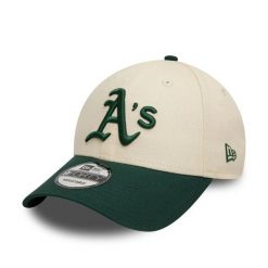 Czapka 9forty Oakland Athletics Colour Block. Brązowe czapki damskie New Era, bez wzorów, casualowe. Za 176.50 zł.