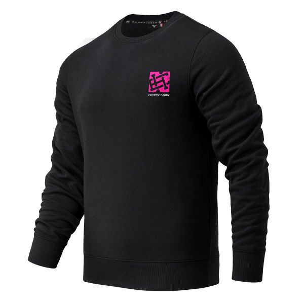 Bluza Męska EXTREME HOBBY FLASH. Czarne bluzy męskie EXTREME HOBBY, l, bez wzorów, z bawełny, klasyczne, bez ramiączek, bez kaptura. Za 239.00 zł.