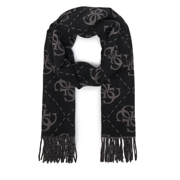 Szalik Guess. Czarne szaliki damskie Guess, z aplikacjami. Za 234.99 zł.