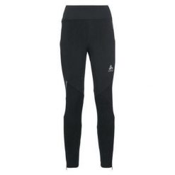 Legginsy do narciarstwa biegowego damskie Odlo Tights Ceramiwarm czarne. Czarne legginsy damskie ODLO, bez wzorów. W wyprzedaży za 418.60 zł.