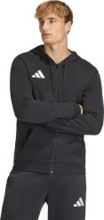 Bluza męska adidas Entrada 26 FZ Hoody czarna KF5945 XL. Czarne bluzy męskie XXX_adidas teamwear (Adidas), m, bez wzorów, bez ramiączek, bez kaptura. Za 195.90 zł.