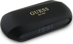 Słuchawki Guess Guess Bluetooth headphones GUTWSC2MCDSK TWS + docking station black/black Elongated Metalic Printed Logo. Czarne słuchawki bezprzewodowe Guess. Za 166.64 zł.