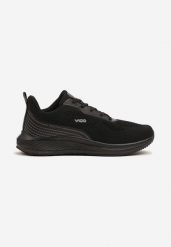 Czarne Buty Sportowe Sneakersy z Siateczki na Piankowej Podeszwie Saralia. Czarne buty sportowe męskie Born2be, bez wzorów, z jeansu, bez zapięcia. Za 129.99 zł.