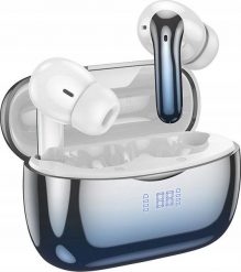 Słuchawki Hoco HOCO słuchawki bezprzewodowe bluetooth TWS ANC+ENC EQ16 niebieskie. Niebieskie słuchawki bezprzewodowe Hoco. Za 70.42 zł.