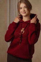 Bluza JD ATTACK Mila. Brązowe bluzy damskie JD ATTACK, l, bez wzorów, eleganckie, bez ramiączek. Za 239.00 zł.