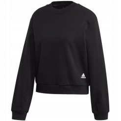 Adidas bluza damska sportowa sweatshirt roz.XXL. Czarne bluzy damskie Adidas, xl, bez wzorów, z bawełny, sportowe, bez ramiączek, bez kaptura. Za 176.00 zł.