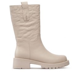 Botki Simple. Brązowe botki damskie SIMPLE, bez wzorów, bez obcasa, na płaskiej podeszwie, bez zapięcia. Za 599.00 zł.
