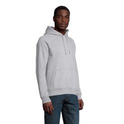 Bluza Unisex Stellar Melange Dla Dorosłych. Szare bluzy damskie SOL'S, m, bez wzorów, z bawełny, bez ramiączek, z kapturem. Za 147.99 zł.