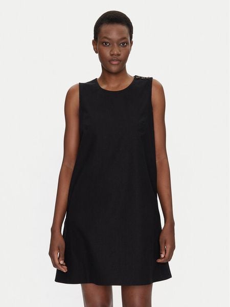 Barbour Sukienka codzienna Lucy LDR0908BK11 Czarny Regular Fit. Czarne sukienki damskie Barbour, na co dzień, bez wzorów, z bawełny, bez kołnierzyka, bez ramiączek, proste. Za 319.99 zł.