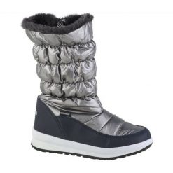 Buty CMP Holse W 39Q4996-U303 srebrny. Szare śniegowce damskie z materiału, za kostkę, bez zapięcia. Za 470.29 zł.