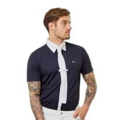 Koszula jeździecka Premier Equine Antonio. Białe koszule męskie PREMIER EQUINE, m, bez wzorów, z materiału, eleganckie, bez kołnierzyka, bez ramiączek. Za 344.50 zł.