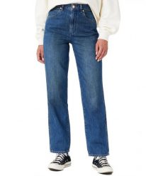 WRANGLER MOM STRAIGHT DAMSKIE SPODNIE JEANSOWE DŻINSY SUMMERTIME W27MZB416 112145969. Jeansy damskie Wrangler, bez wzorów, z jeansu. Za 209.99 zł.