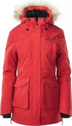 Hitec Damski płaszcz ocieplany Hi-tec LADY LASSE M000143819 haute red/black rozmiar S. Czarne płaszcze damskie HITEC, m, bez wzorów, sportowe, bez kołnierzyka, bez kaptura. Za 220.34 zł.