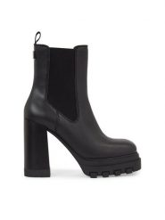 Tommy Jeans Botki Tjw High Heel Chelsea EN0EN02306 Czarny. Czarne botki damskie Tommy Jeans, bez wzorów, z jeansu, bez obcasa, na słupku, bez zapięcia. Za 749.99 zł.