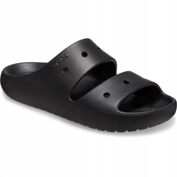Klapki Dla Dorosłych Crocs Classic V2 Sandal. Niebieskie klapki damskie Crocs, bez wzorów, z materiału, bez zapięcia. Za 135.99 zł.