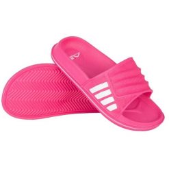 Klapki basenowe damskie Aqua-sport adisport. Białe klapki damskie AQUA-SPORT, bez wzorów, z tworzywa sztucznego, sportowe, bez obcasa, bez zapięcia. Za 30.99 zł.
