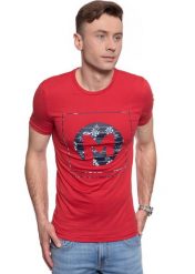 MĘSKI T-SHIRT MUSTANG Aaron C Print 1009910 8347. T-shirty męskie Mustang, m, bez wzorów, bez kołnierzyka, bez ramiączek. W wyprzedaży za 39.99 zł.