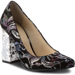Półbuty SERGIO BARDI - Cagno FW127364018JN 256. Czarne półbuty damskie Sergio Bardi, bez wzorów, ze skóry, bez obcasa, na obcasie, bez zapięcia. W wyprzedaży za 189.00 zł.