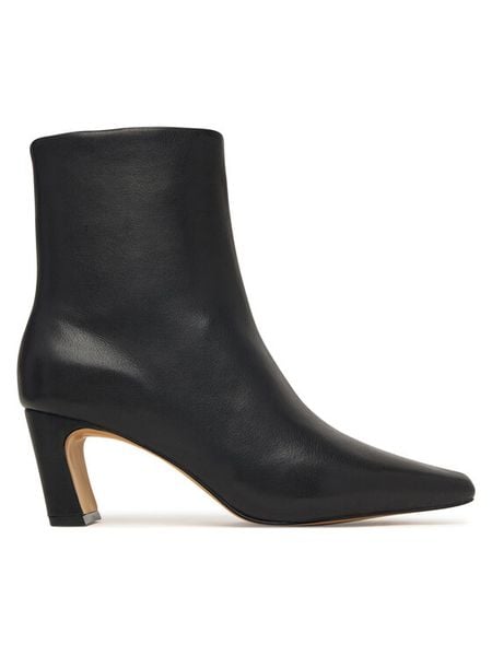 Aldo Botki Bethina 14428952 Czarny. Czarne botki damskie Aldo, bez wzorów, ze skóry, bez obcasa, na słupku, bez zapięcia. Za 679.99 zł.