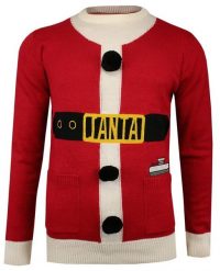 Sweter Świąteczny Świętego Mikołaja, Śmieszny, Pompony, Męski -Brave Soul-. Swetry męskie Brave Soul, m, bez wzorów, wizytowe, bez kołnierzyka, bez ramiączek. Za 119.00 zł.
