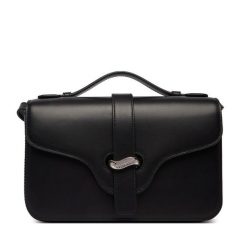 Torebka Emporio Armani. Czarne listonoszki damskie Emporio Armani, bez wzorów, bez dodatków. Za 2,219.00 zł.