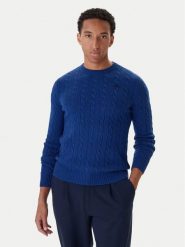 Robe di Kappa Sweter 63111DW Niebieski Regular Fit. Niebieskie swetry męskie Robe di Kappa, m, bez wzorów, z wełny, bez kołnierzyka, bez ramiączek. Za 269.99 zł.