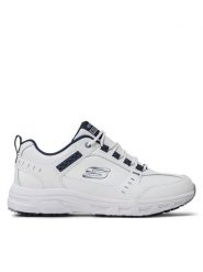 Skechers Trekkingi Oak Canyon-Redwick 51896/WNV Biały. Białe buty zimowe męskie Skechers, bez wzorów, ze skóry, bez obcasa, bez zapięcia. Za 229.99 zł.