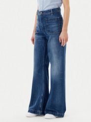 Polo Ralph Lauren Jeansy 211969382001 Niebieski Bootcut Fit. Niebieskie jeansy damskie Polo Ralph Lauren, bez wzorów, z bawełny. Za 959.99 zł.