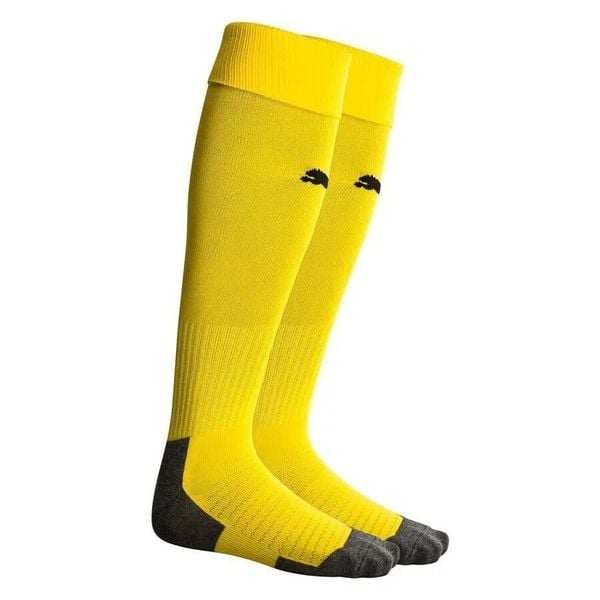 Męskie Skarpety Piłkarskie Liga. Żółte skarpety męskie Puma, bez wzorów, z bawełny. Za 30.99 zł.
