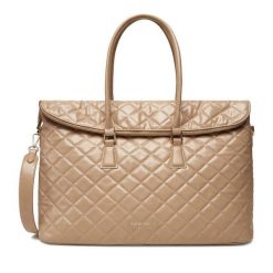 Torebka Nine West. Brązowe shopperki damskie Nine West, bez wzorów, bez dodatków. Za 299.99 zł.