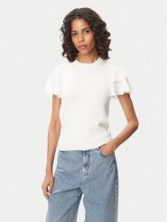 French Connection Bluzka Aylaa Krista 789C2 Biały Regular Fit. Białe bluzki damskie French Connection, l, bez wzorów, z wiskozy, bez kołnierzyka, bez ramiączek. Za 359.99 zł.
