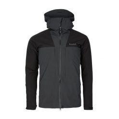 Kurtka przeciwdeszczowa męska Pinewood Abisko Trekking 3L. Czarne kurtki męskie Pinewood, l, bez wzorów, sportowe, bez kaptura. Za 999.99 zł.