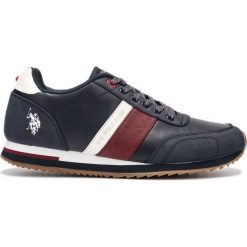 U.S. Polo Assn Vance1 Tenisówki Czarny Niebieski. Czarne trampki męskie U.S. Polo Assn., bez wzorów, z materiału, bez zapięcia. Za 395.95 zł.