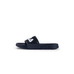 Klapki damskie Fila Morro Bay Spiro. Niebieskie klapki damskie Fila, na lato, bez wzorów, sportowe, bez obcasa, bez zapięcia. Za 79.00 zł.