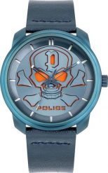 Zegarek Police Męski Zegarek POLICE model PL15714JSBL03 (44MM) NoSize. Zegarki męskie Police, bez wzorów. Za 303.81 zł.