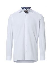 Finshley & Harding Koszula męska Mężczyźni Modern Fit Bawełna (100%) biały jednolity, 41. Białe koszule męskie Finshley & Harding, m, bez wzorów, z bawełny, bez kołnierzyka, bez ramiączek. Za 229.95 zł.