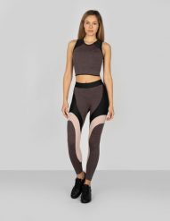Trussardi Sport Legginsy | 44P00020 | Kobieta | Grafitowy. Szare legginsy damskie TRUSSARDI, xs, bez wzorów, z elastanu. W wyprzedaży za 169.00 zł.