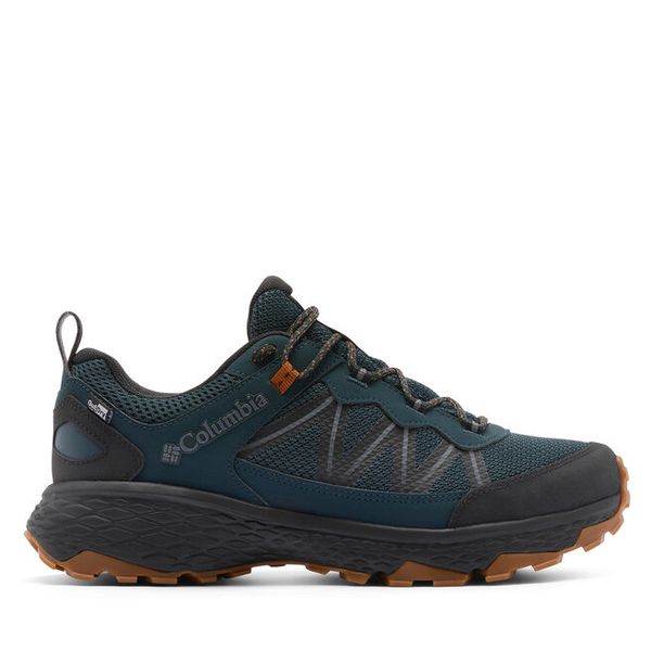 Trekkingi Columbia. Zielone buty zimowe męskie Columbia, bez wzorów, bez obcasa, bez zapięcia. Za 569.99 zł.